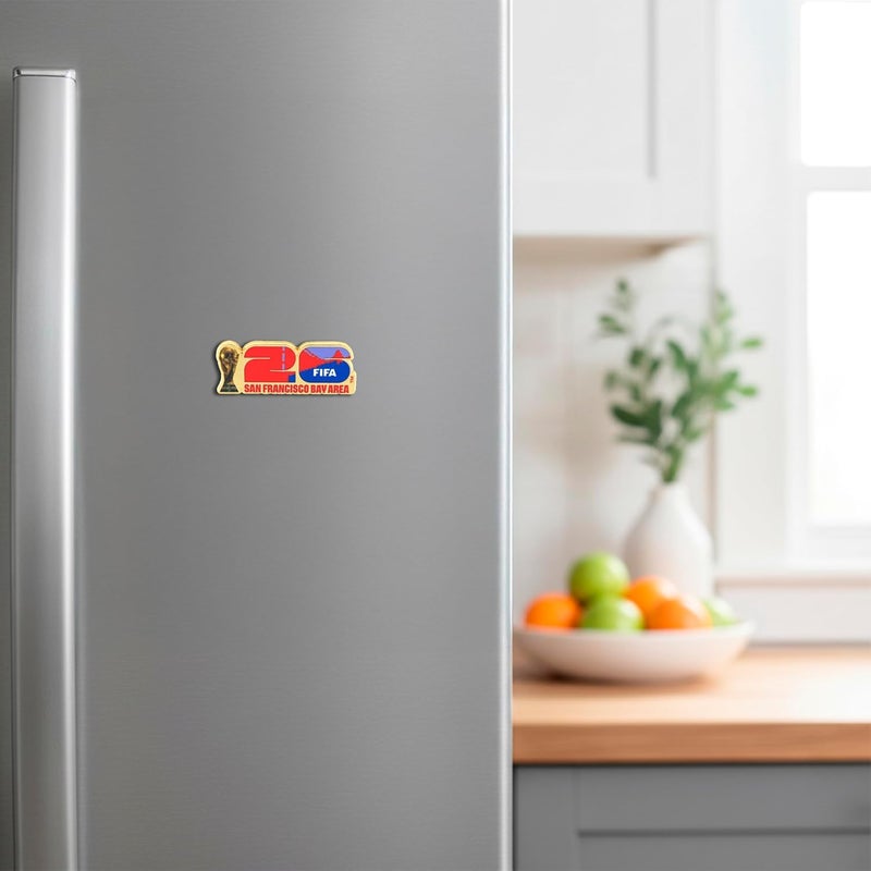 HONAV FIFA World Cup Tournament Logo Magnet – Officially Licensed FIFA World Cup Magnet – Vibrant Host City Design – Durable Strong Hold – Perfect for Fridges, Lockers & Collectors - Image 3